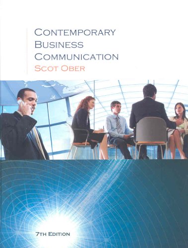 Stock image for Contemporary Business Communication Seventh Edition for sale by Goodwill of Colorado