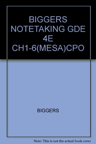 Immagine dell'editore per Lecture and Note-Taking Guide to Accompany Brief Calculus Concepts 4th Edition (Fourth Edition) An Applied Approach to the Mathematics of Change venduto da Bookmans