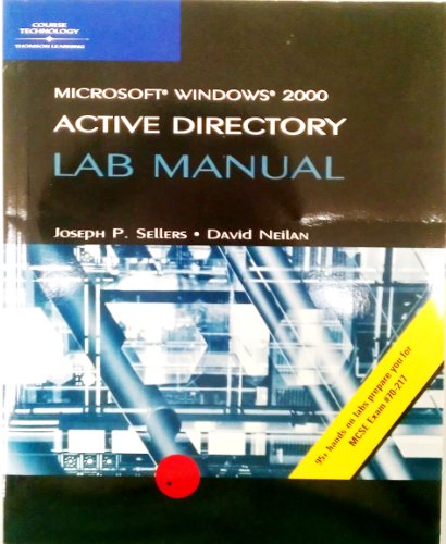 Beispielbild fr McSe Lab Manual for Microsoft Windows 2000 Active Directory zum Verkauf von Wonder Book