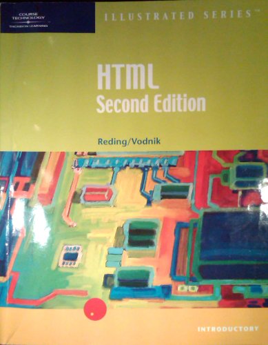 Beispielbild fr HTML: Illustrated Introductory Edition (Illustrated Series: Introductory) zum Verkauf von WorldofBooks