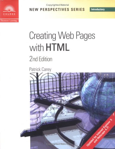 Beispielbild fr New Perspectives on Creating Web Pages with HTML (New Perspectives Series: Introductory) zum Verkauf von WorldofBooks