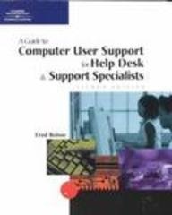 Beispielbild fr A Guide to Computer User Support zum Verkauf von Better World Books