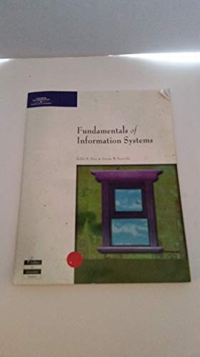 Beispielbild fr Fundamentals of Information Systems zum Verkauf von Better World Books