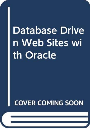 Database Driven Web Sites with Oracle (9780619035716) by Mike Morrison; Joline Morrison