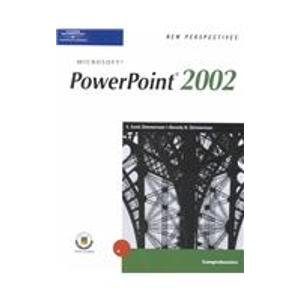 Imagen de archivo de New Perspectives on Microsoft PowerPoint 2002, Comprehensive (New Perspectives Series) a la venta por SecondSale