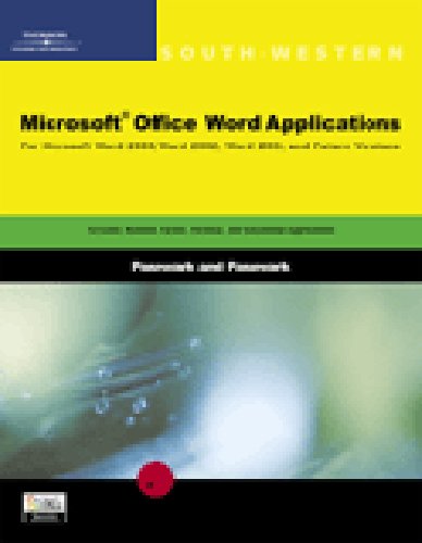 Stock image for Microsoft Office Word Applications (South-Western) for sale by Nationwide_Text