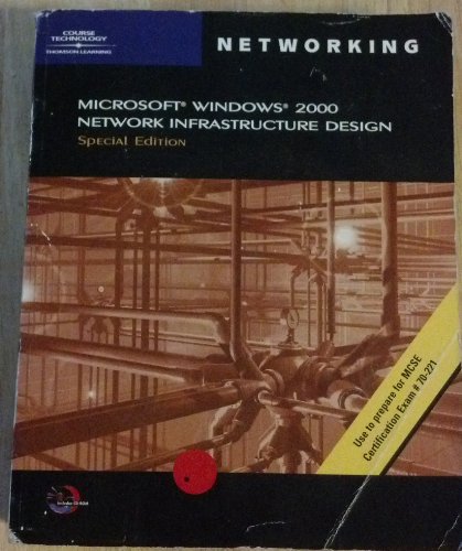 Imagen de archivo de Microsoft Windows 2000 Network Infrastructure Design: Special Edition (NO CD) a la venta por gigabooks