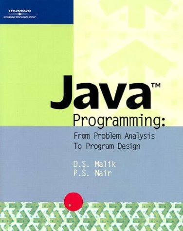 9780619064976: Java Programming: From Problem Analysis to Program Design