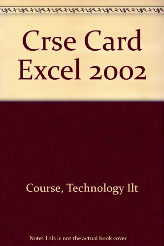 9780619075750: Crse Card Excel 2002