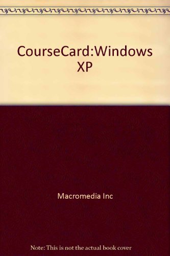 Stock image for Coursecard- Windows Xp for sale by a2zbooks