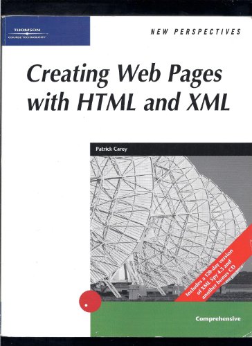 Beispielbild fr New Perspectives on Creating Web Pages with HTML and XML (New Perspectives (Course Technology Paperback)) zum Verkauf von Wonder Book