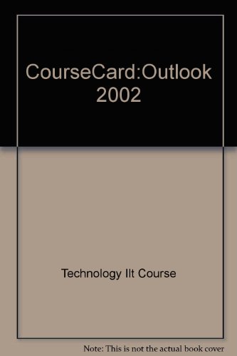 9780619148478: CourseCard:Outlook 2002