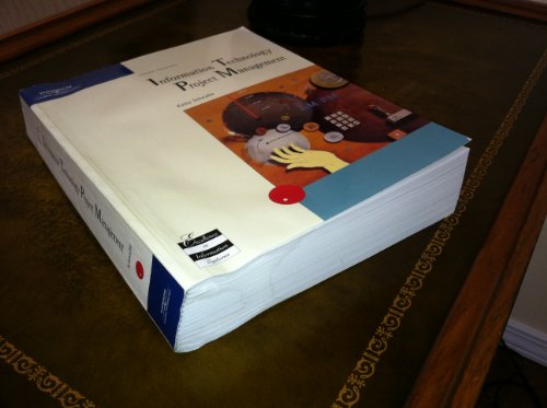 information technology project management 7th edition author kathy schwalbe Stock image for Information Technology Project Management, Third Edition for sale by Discover Books