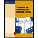 Beispielbild fr Computers and Technology in a Changing Society zum Verkauf von Better World Books