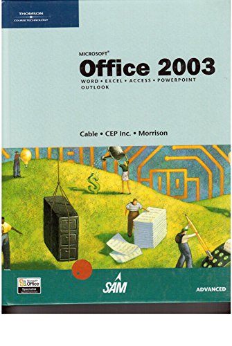 Stock image for Microsoft Office 2003, Advanced Course for sale by Allied Book Company Inc.