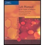 Stock image for Lab Manual For A+ Guide To Software: Managing, Maintaining, And Troubleshooting, Second Edition ; 9780619186296 ; 0619186291 for sale by APlus Textbooks