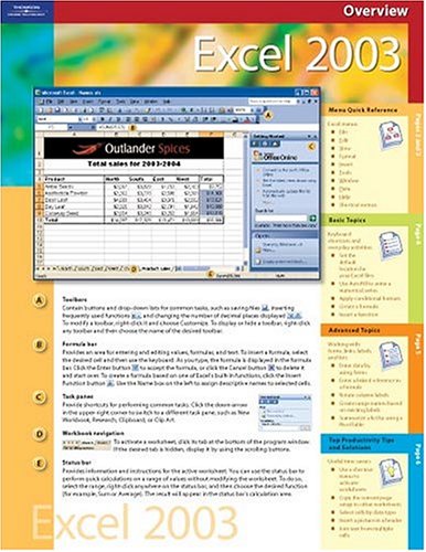 9780619203658: Microsoft Excel 2003: Coursecard