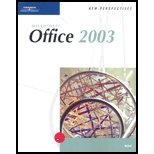 Beispielbild fr New Perspectives on Microsoft Office Word 2003, Brief zum Verkauf von Hawking Books