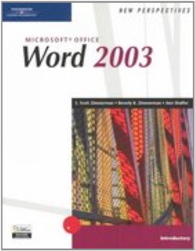 Stock image for New Perspectives on Microsoft Office Word 2003, Introductory for sale by Ergodebooks
