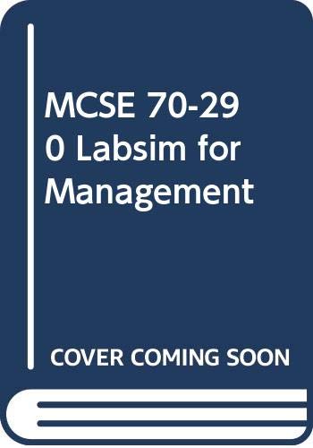 9780619212445: MCSE 70-290 Labsim for Management