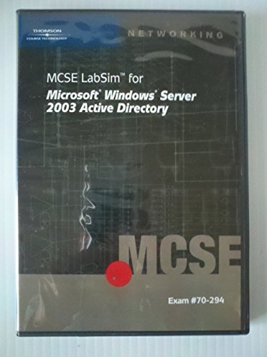 Imagen de archivo de 70-294 MCSE LabSim for Microsoft Windows Server 2003 Active Directory a la venta por SecondSale