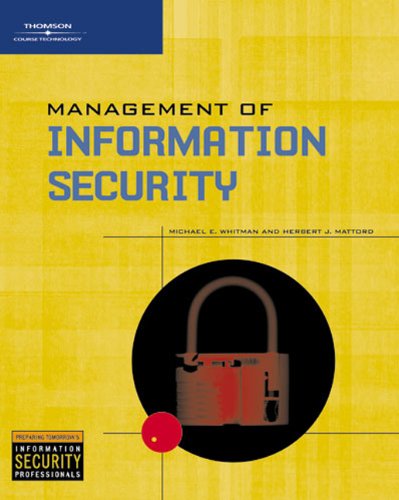 Beispielbild fr Management of Information Security zum Verkauf von BookHolders