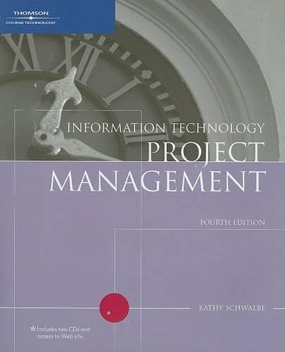 information technology project management 7th edition author kathy schwalbe Stock image for Information Technology Project Management for sale by Better World Books
