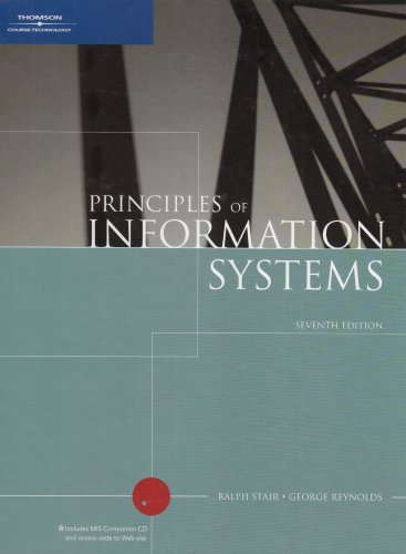 9780619215613: Principles of Info Syst