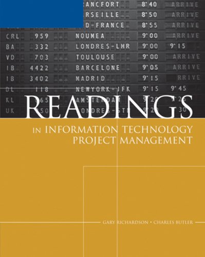 9780619217501: Readings in Information Technology Project Management for Schwalbe's Information Technology Project Management