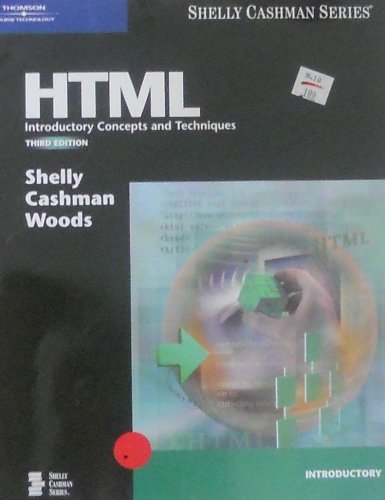 Stock image for HTML Introductory Concepts and Techniques, Third Edition for sale by Prairie Creek Books LLC.