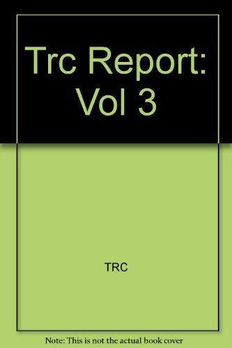 9780620230773: Trc Report: Vol 3