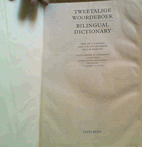 9780624021261: Tweetalige Woordeboek / Bilingual Dictionary