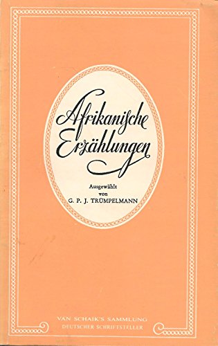 Beispielbild fr Afrikanische Erzahlungen zum Verkauf von medimops