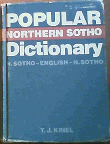 9780627009327: Popular Northern Sotho dictionary: N. Sotho-English, English-N. Sotho