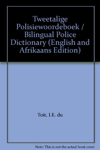 9780627019036: Tweetalige Polisiewoordeboek / Bilingual Police Dictionary