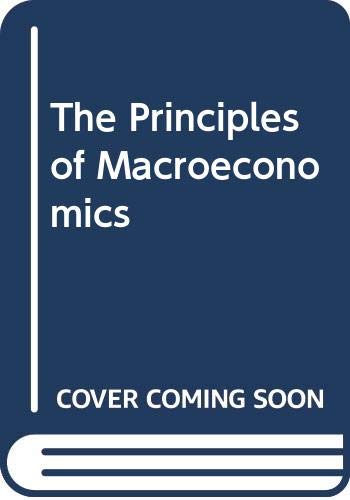 Stock image for The Principles of Macroeconomics for sale by Hawking Books