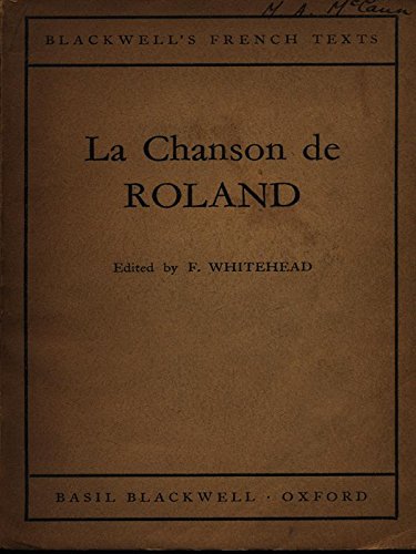 9780631003908: Song of Roland (French Texts)
