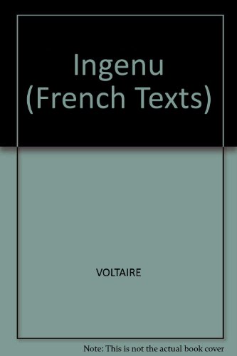 9780631005902: Ingenu (French Texts)