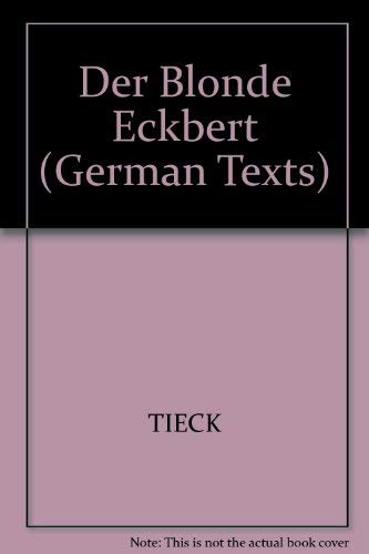 9780631015604: Der Blonde Eckbert