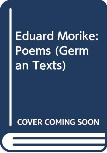 9780631016601: Eduard Morike: Poems