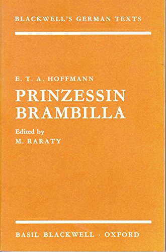 9780631018803: Princess in Brambilla (German Texts)