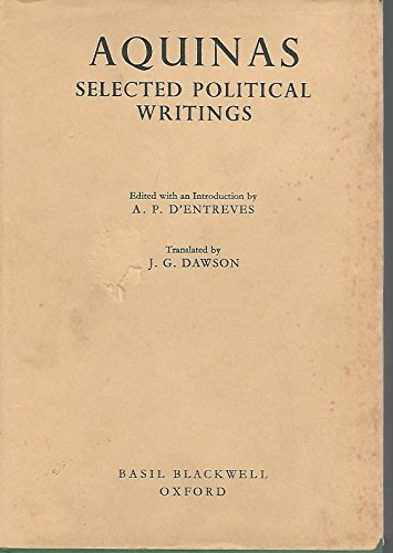 Beispielbild fr Political Writings Ed.d?entreves (Political Texts) zum Verkauf von WorldofBooks