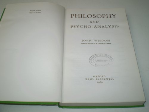 Imagen de archivo de Philosophy and Psychoanalysis a la venta por ThriftBooks-Atlanta