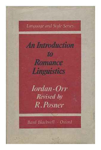 Imagen de archivo de An introduction to romance linguistics;: Its schools and scholars (Language and style series, 8) a la venta por ThriftBooks-Dallas