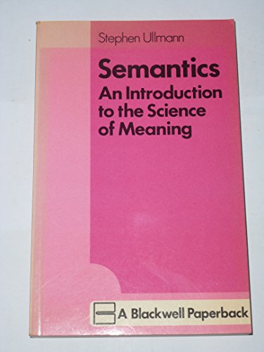 Stock image for Semantics for sale by Better World Books