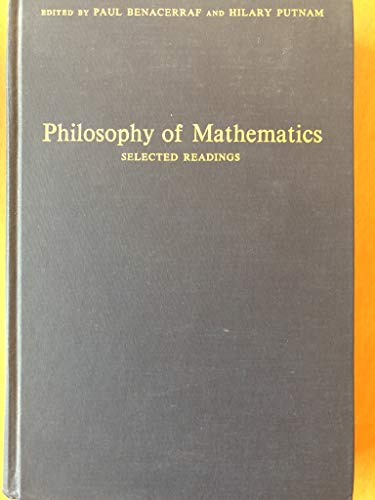 Beispielbild fr Philosophy of Mathematics zum Verkauf von Better World Books