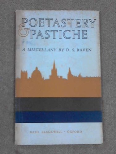 Poetastery and Pastiche (9780631095606) by Raven