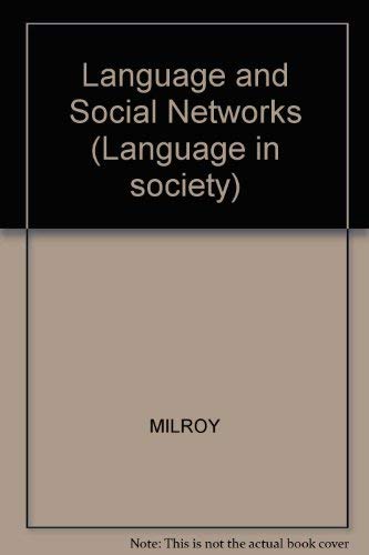 9780631100614: Language and social networks (Language in society)