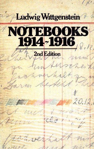 9780631102915: Notebooks 1914-16