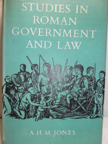 9780631112907: Studies in Roman Government and Law
